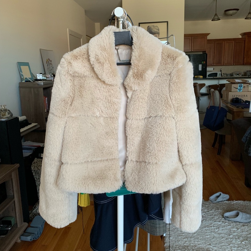 Capulet faux fur puffer